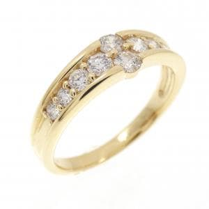 K18YG ダイヤモンド リング 0.50CT