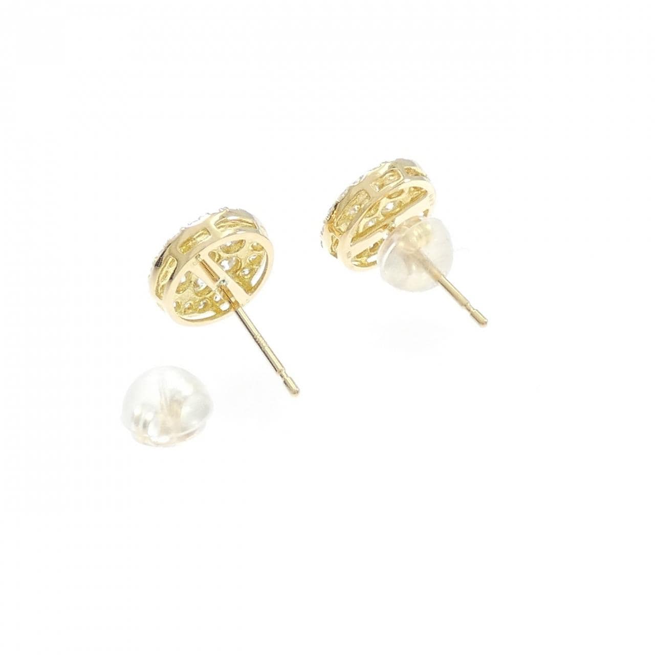 [再加工款] K18YG鑽石耳環0.60CT