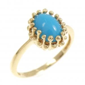 K18YG ターコイズ リング