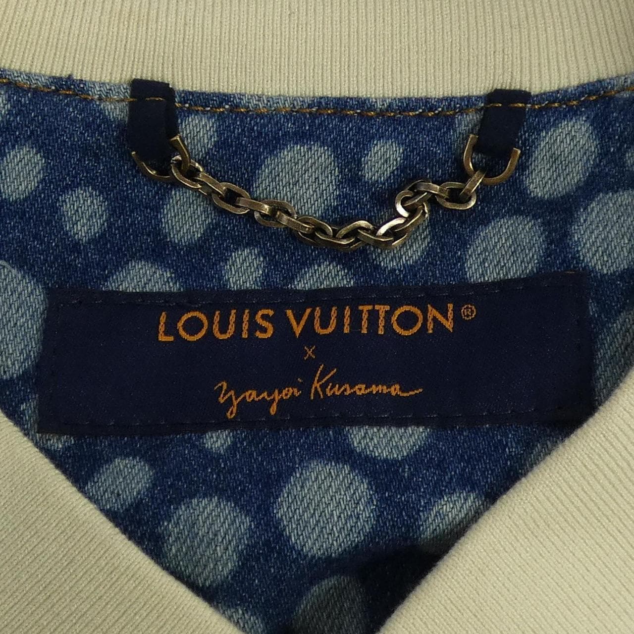ルイヴィトン LOUIS VUITTON LV×YK インフィニティドットデニムシャツ HOS33WYN4 草間彌生 S/Sシャツ