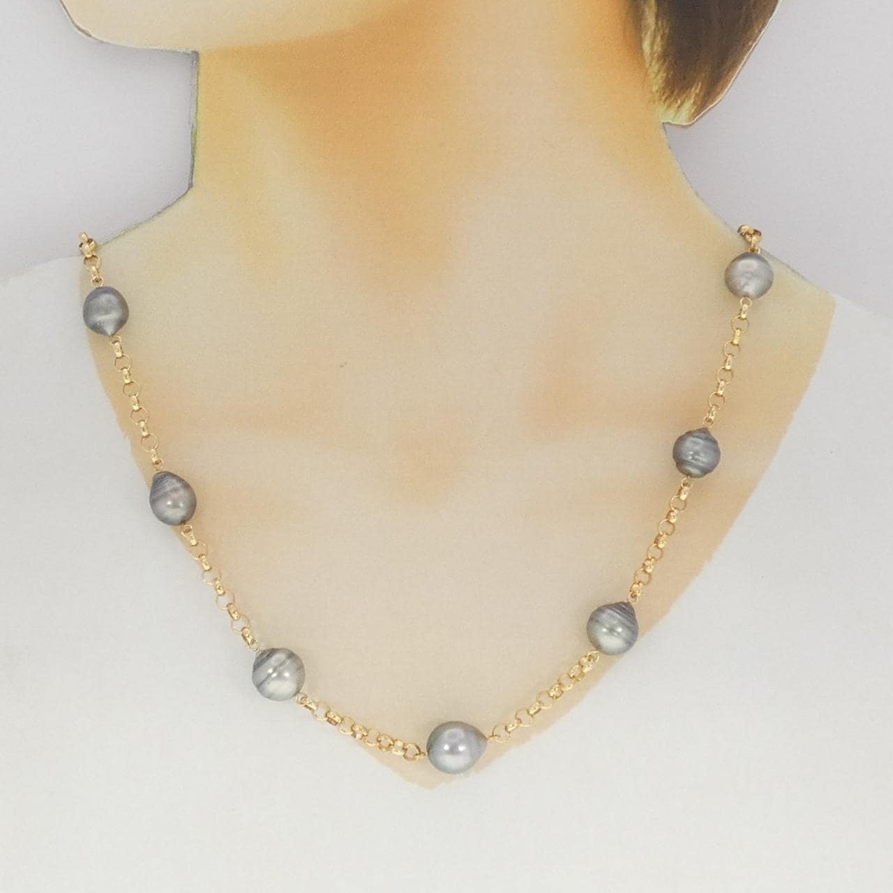 タサキ 黒蝶パール ネックレス