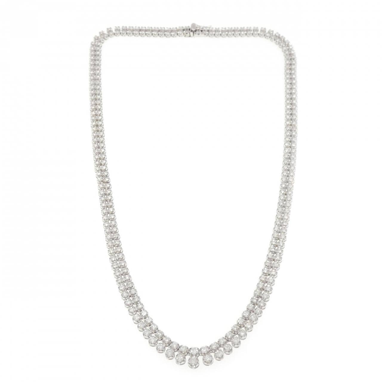 PT900/PT850 ダイヤモンド ネックレス 5.00CT
