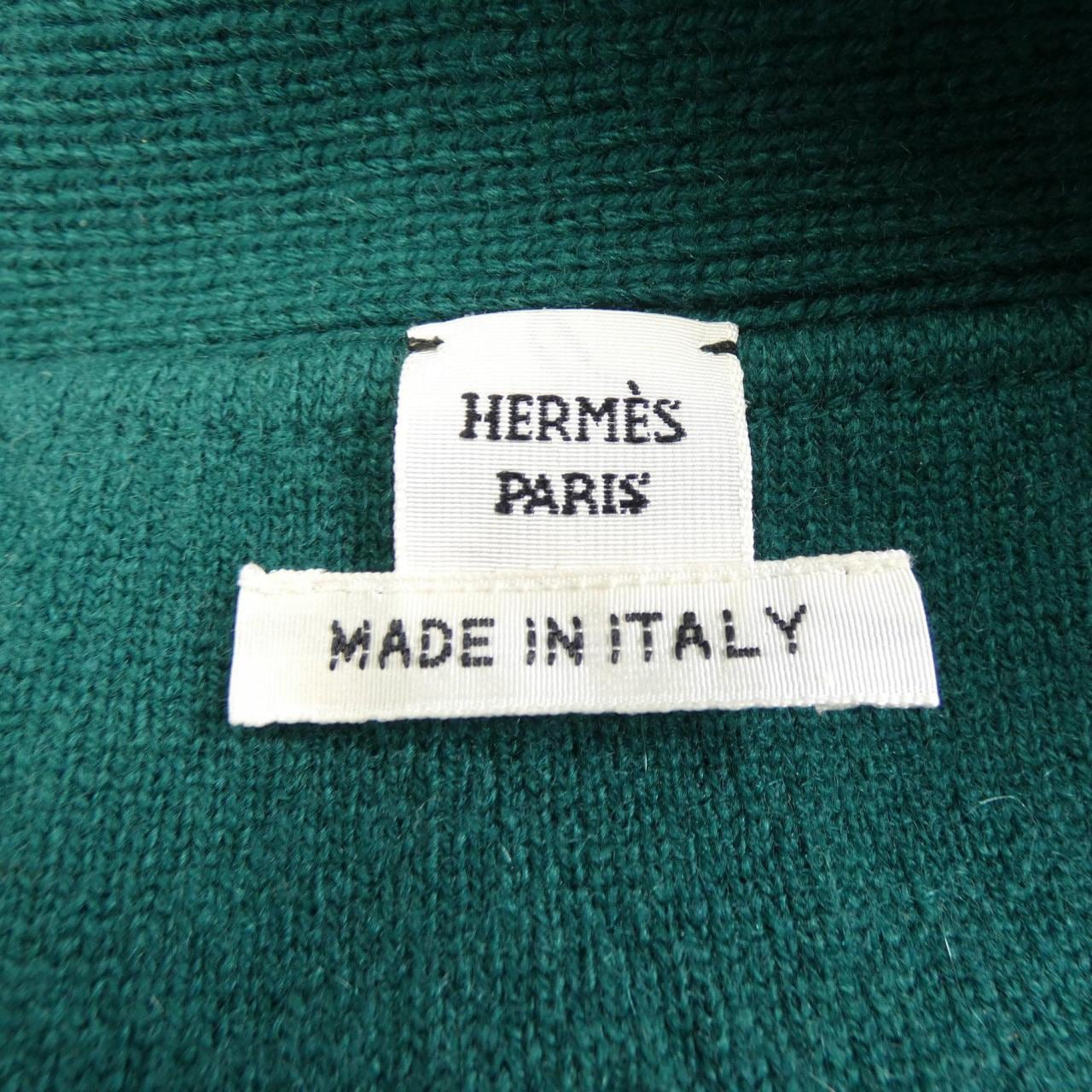 エルメス HERMES FUNNY ICECREAM 4E2725DB ロングカーディガン