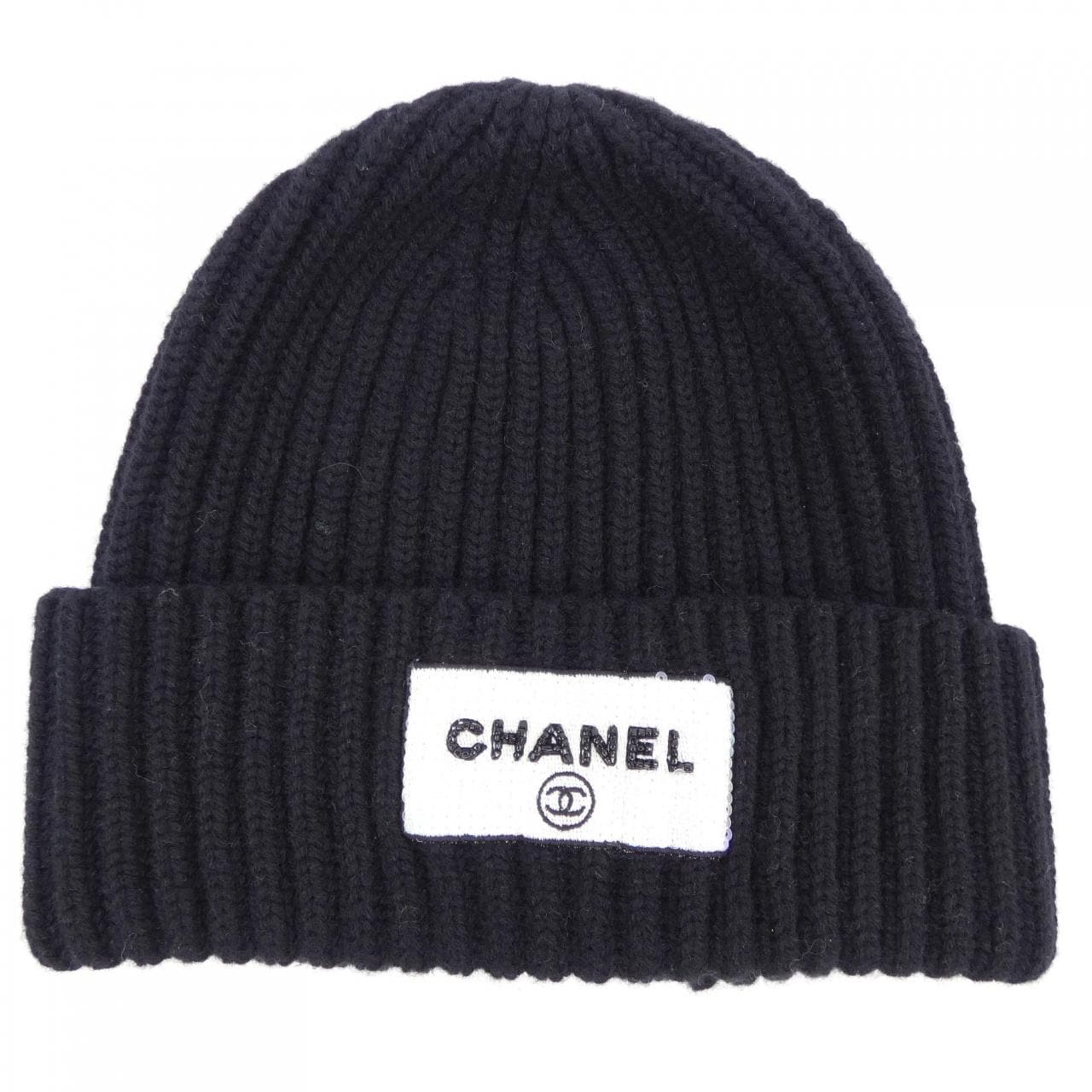 シャネル CHANEL 2次元コード AA9553B13724 ニットキャップ