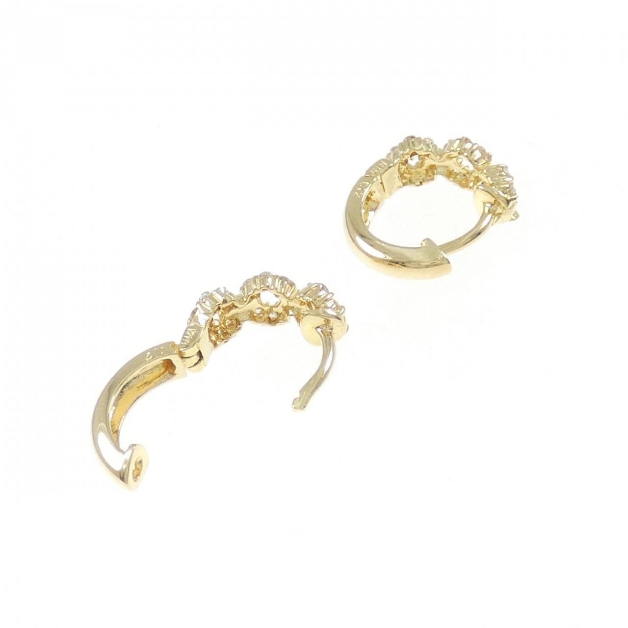 K18YG鑽石耳環 0.24CT