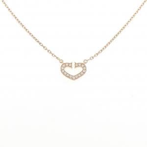 カルティエ Cハート ネックレス