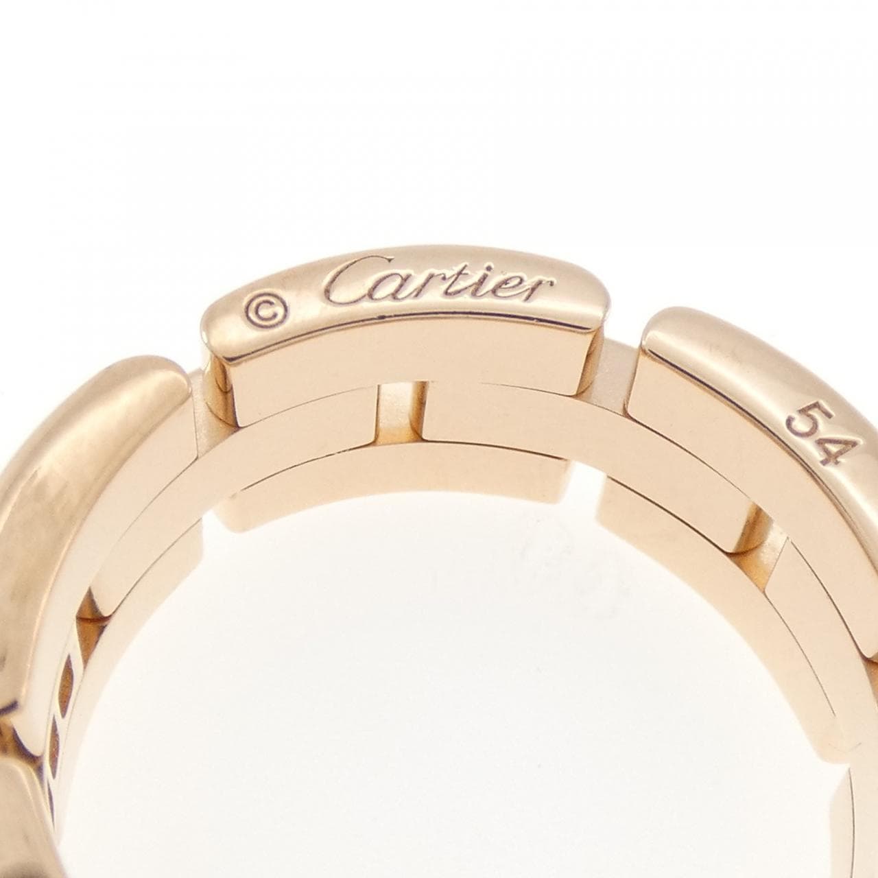 カルティエ マイヨンパンテール ハーフダイヤ リング