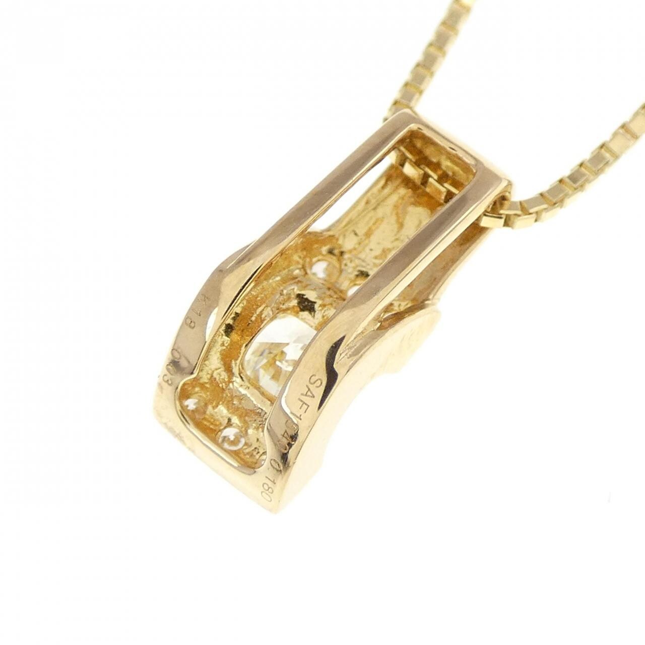 K18YG ダイヤモンド ネックレス 0.180CT