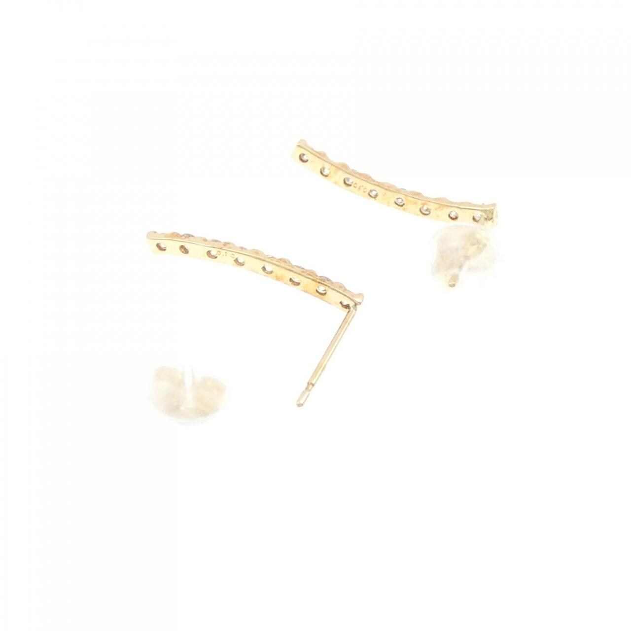 [新品] K18YG鑽石耳環 0.20CT