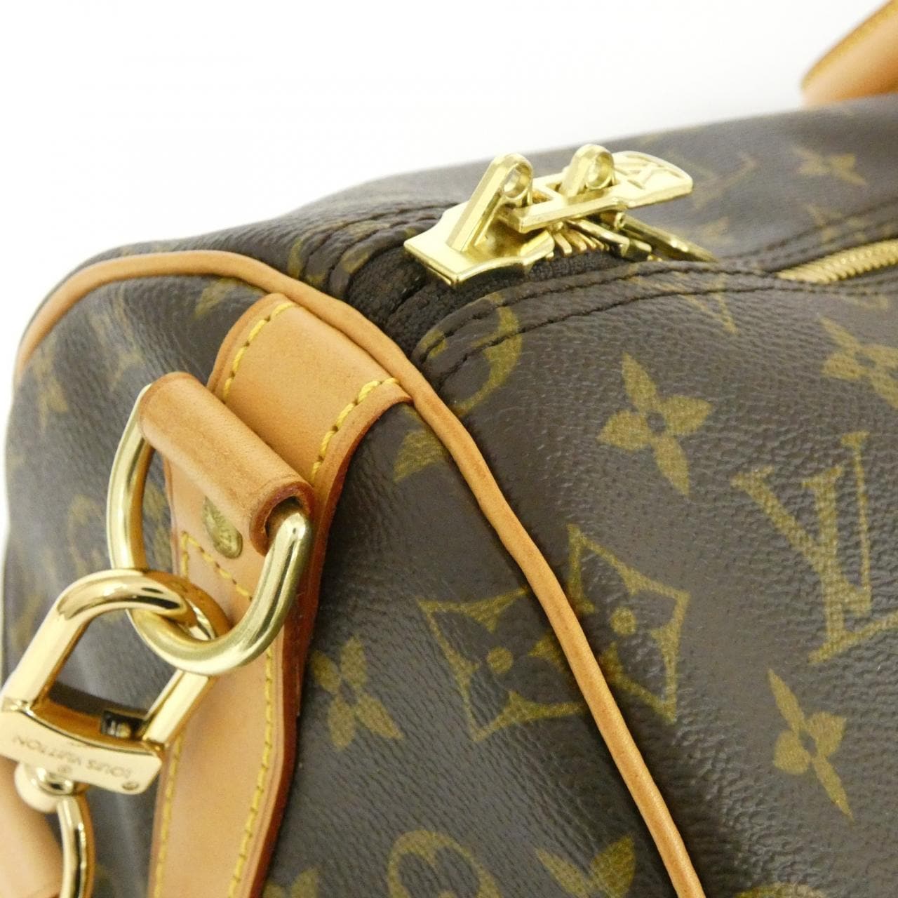 LOUIS VUITTON Monogram Keepall Bandouliere 55 公分 M41414 波士頓包