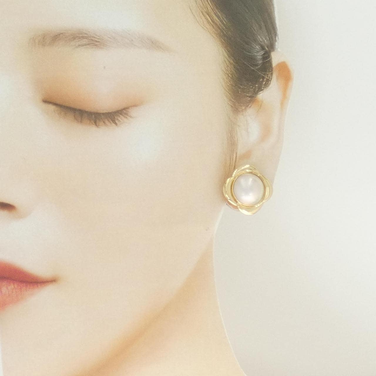 K18YG マベパール ピアス