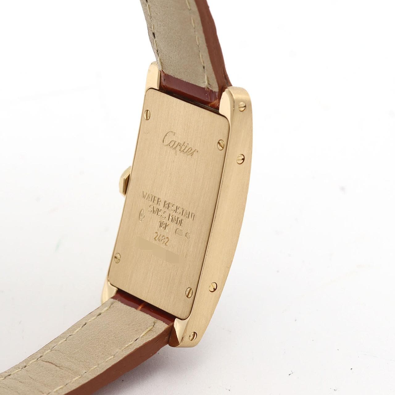 カルティエ タンクアメリカンSM YG/2D WB705631 YG クォーツ