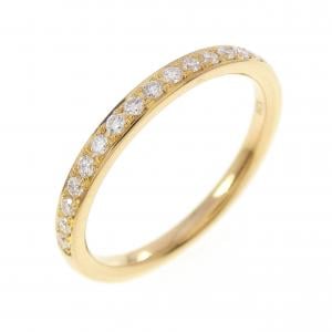 【リメイク】K24YG ハーフエタニティ ダイヤモンド リング 0.20CT
