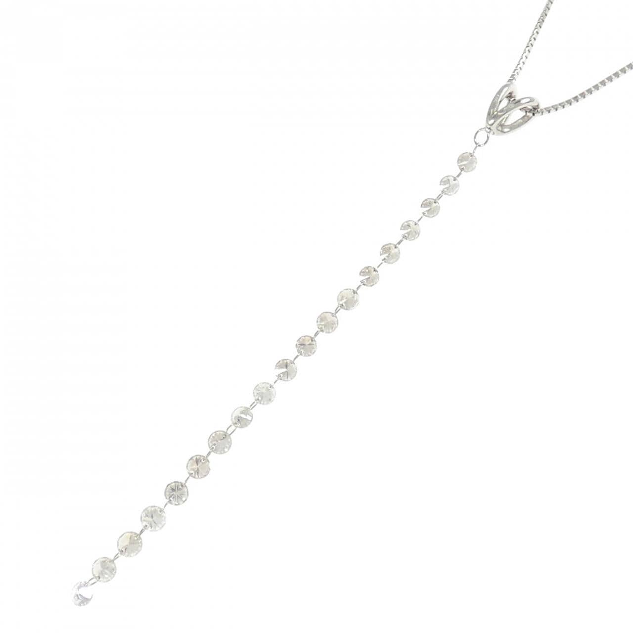 PT900/PT850 ダイヤモンド ネックレス 1.00CT