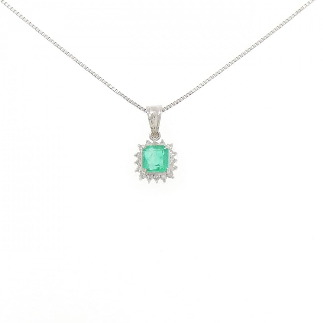 PT/PT850 エメラルド ネックレス 0.47CT