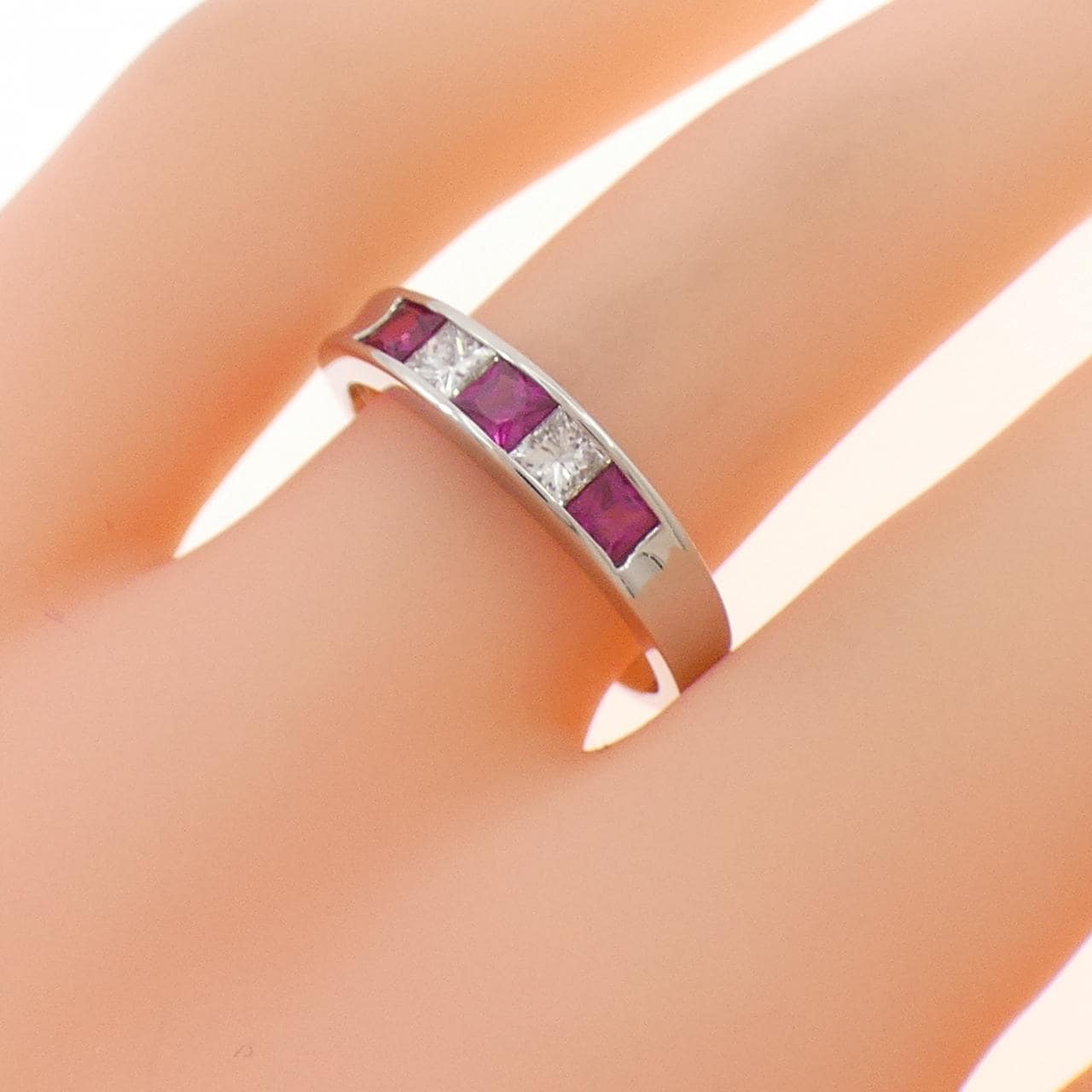 PT900 ルビー リング 0.44CT