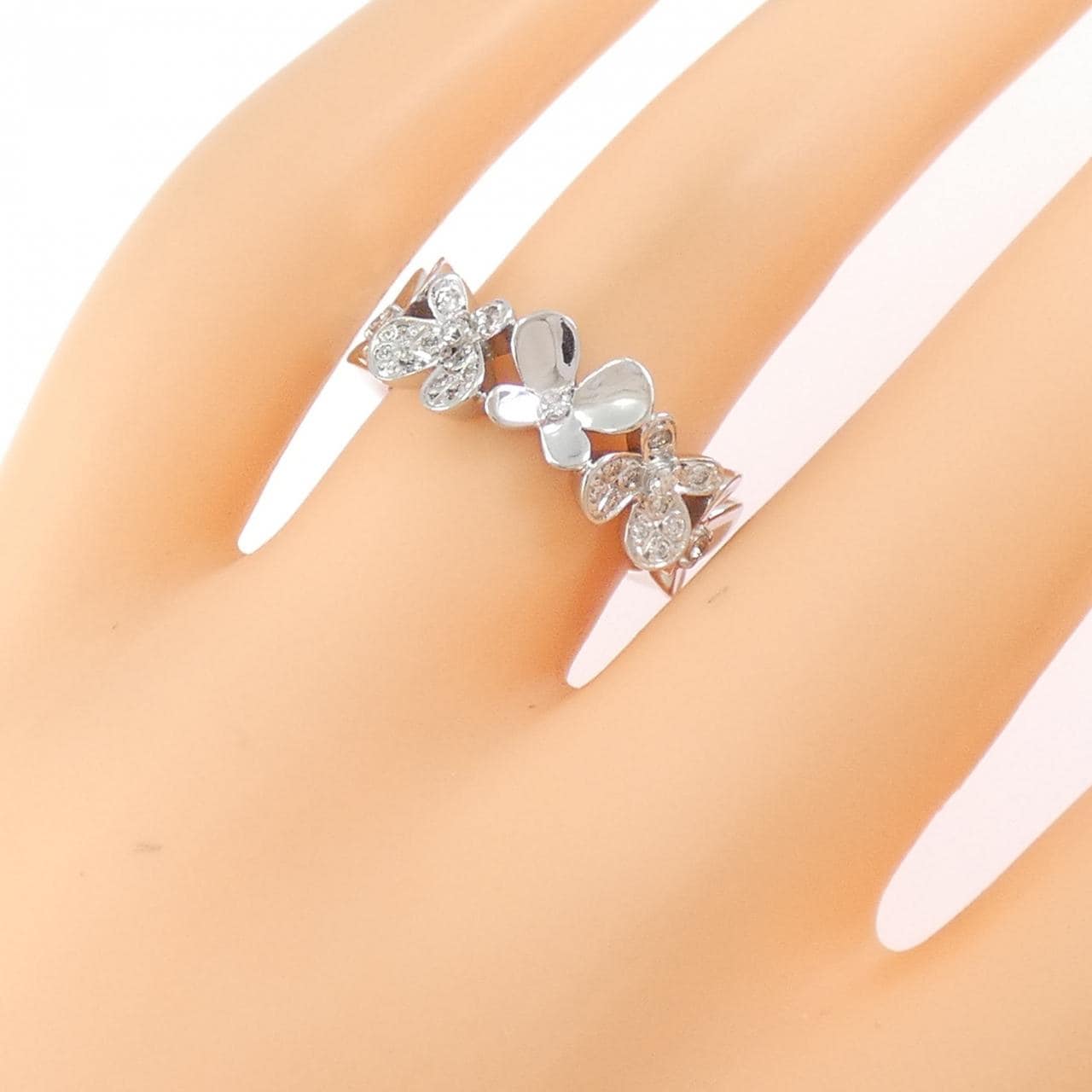 ルジアダ バタフライ ダイヤモンド リング