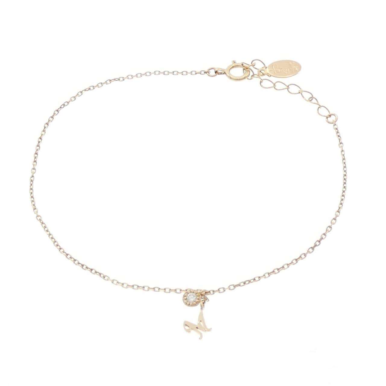 K10YG ダイヤモンド ブレスレット