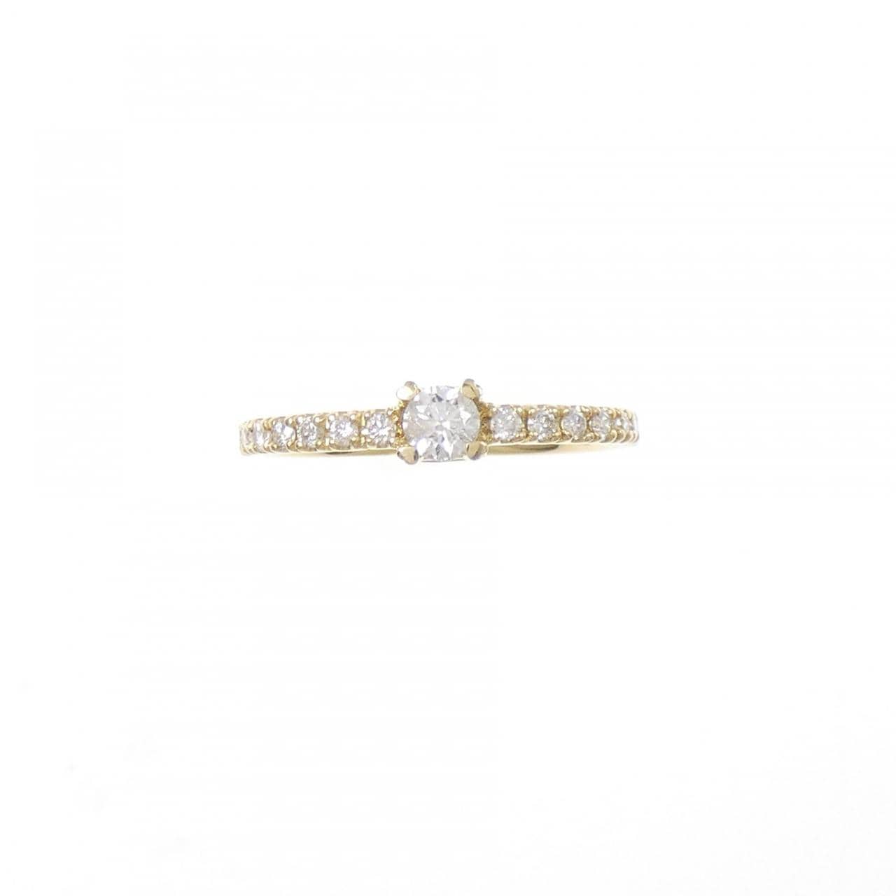 K18YG ダイヤモンド リング 0.30CT