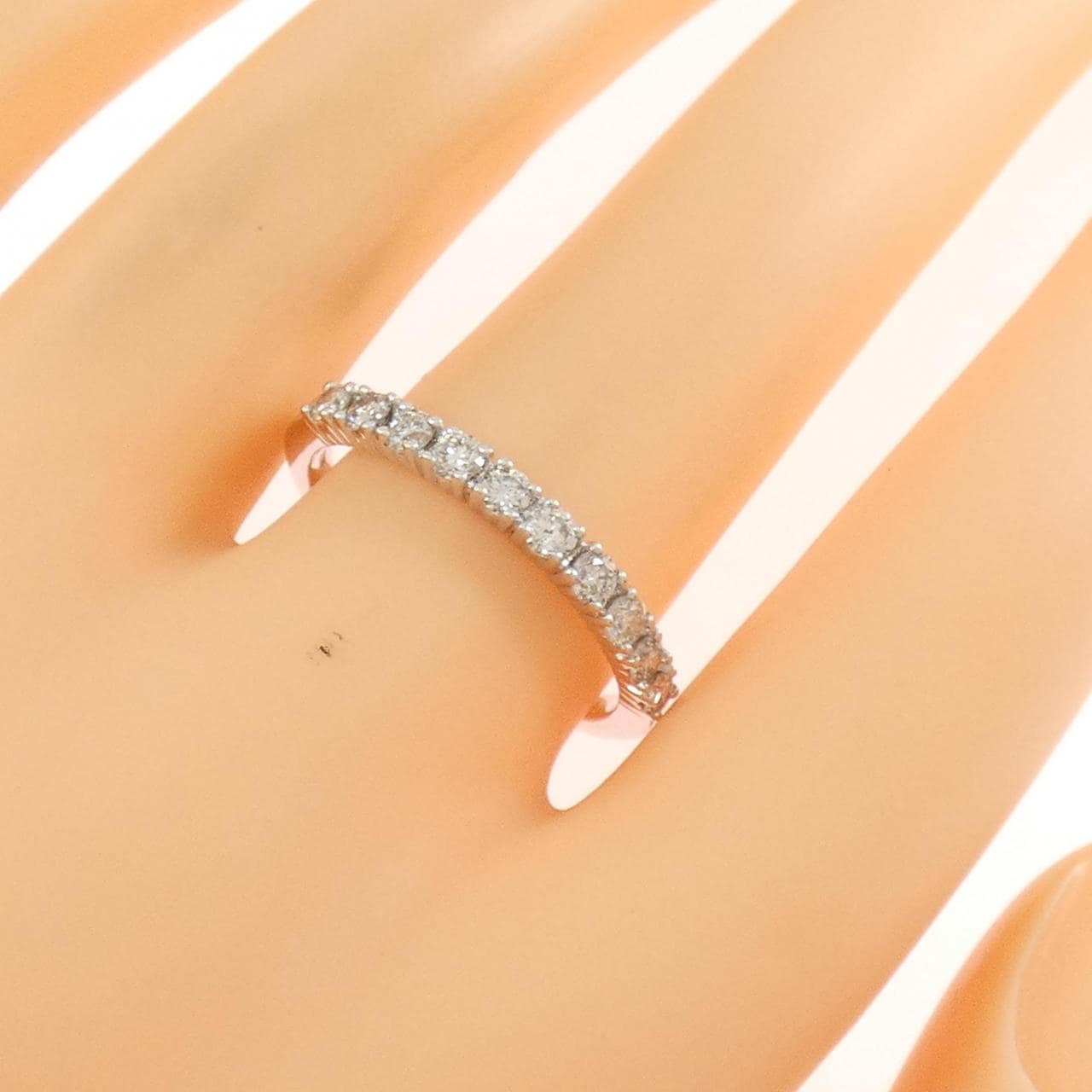 K18WG ダイヤモンド リング 0.50CT