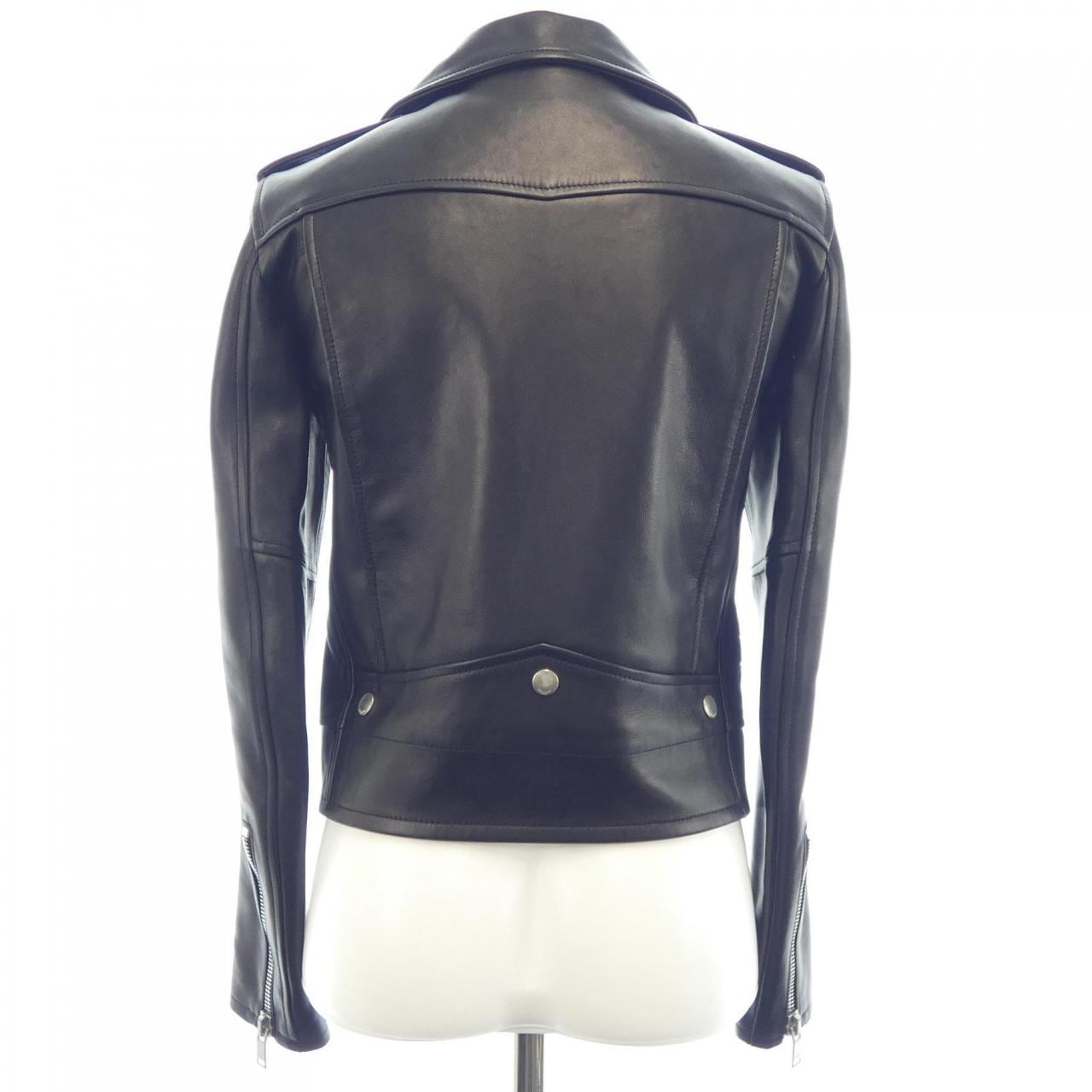 サンローラン SAINT LAURENT クラシックモーターサイクル 397287 Y5YA2 レザーライダースジャケット