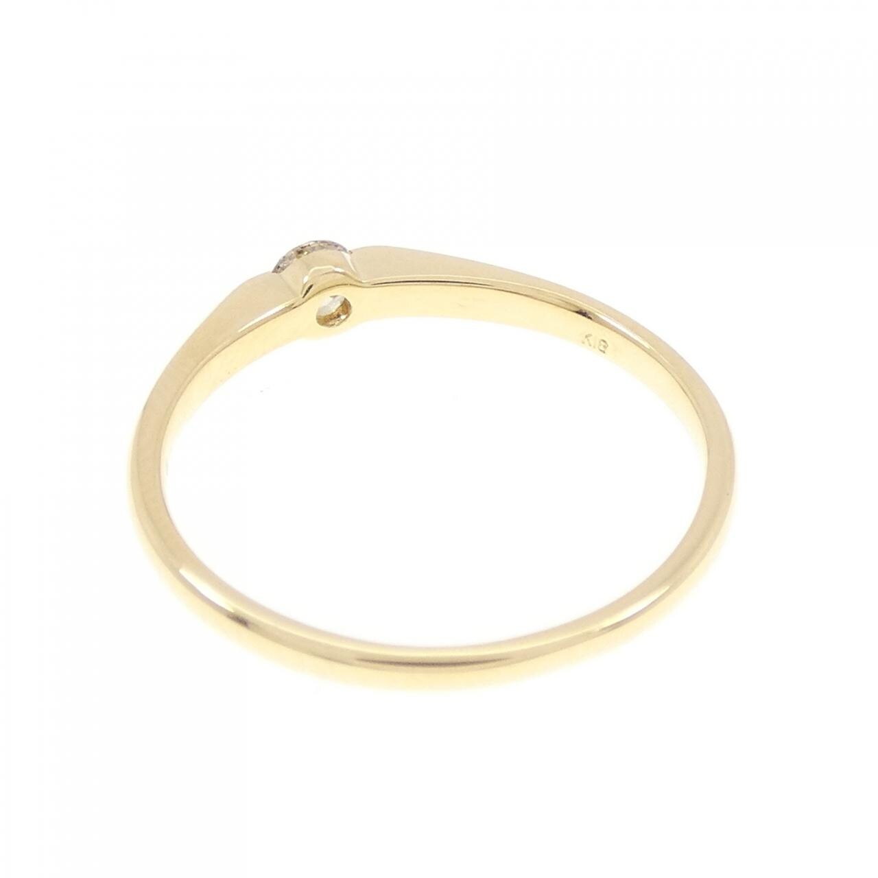 K18YG ダイヤモンド リング 0.10CT