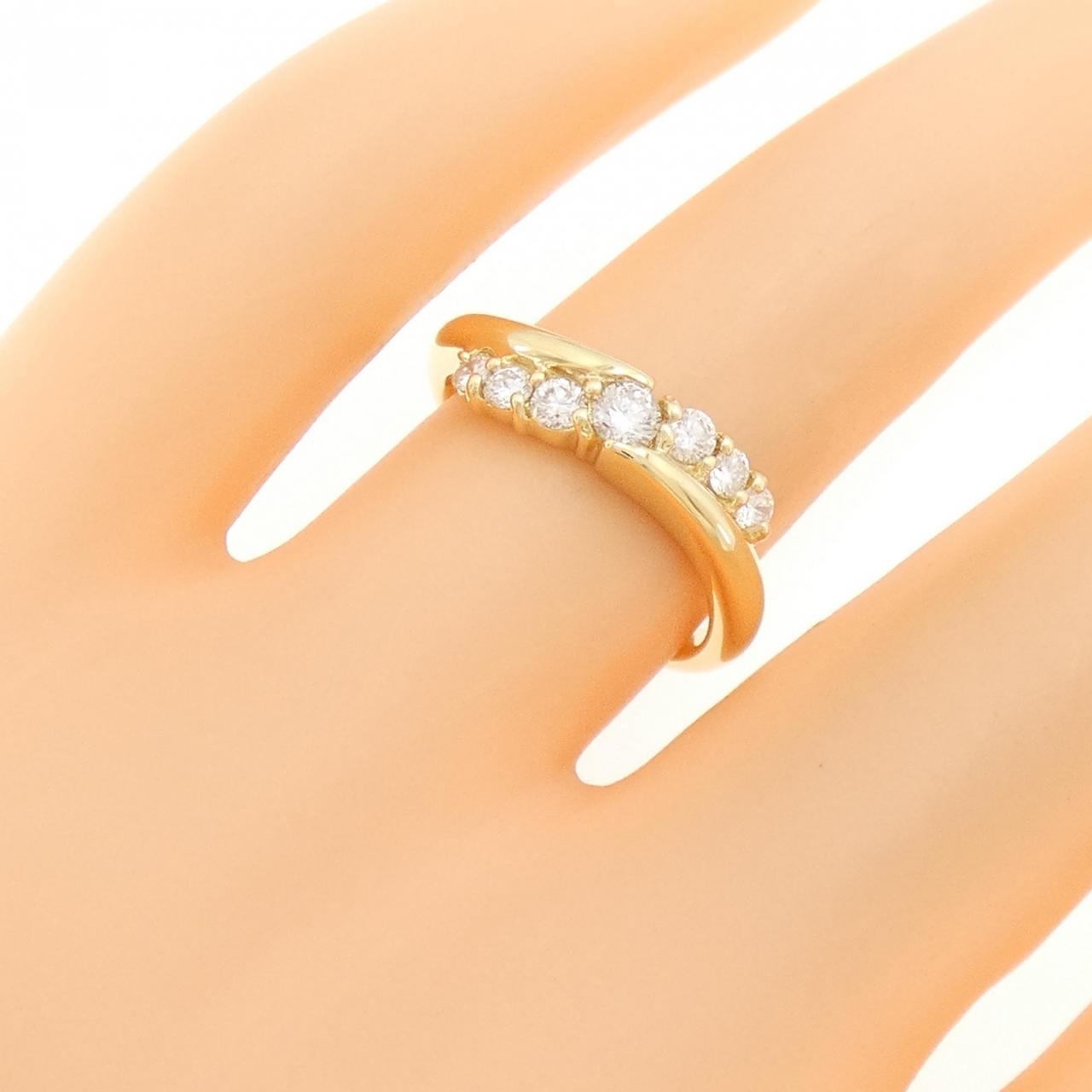 K18YG ダイヤモンド リング 0.33CT