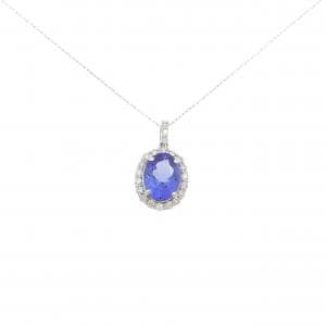 【新品】PT900/PT850 タンザナイト ネックレス 1.71CT