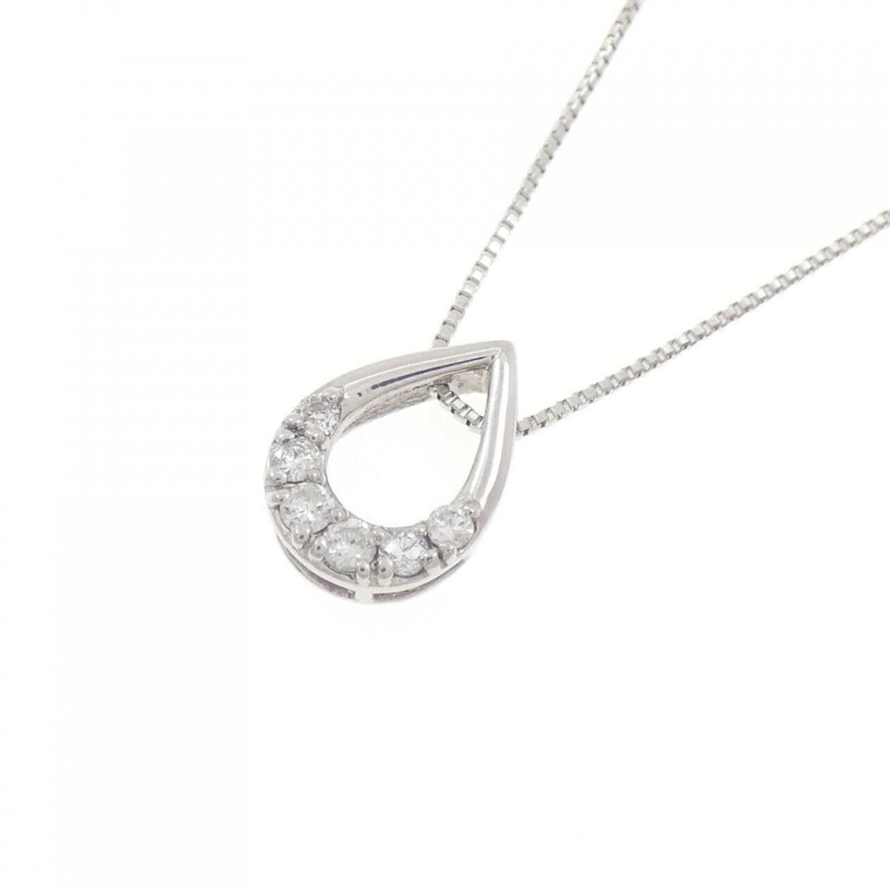 PT900/PT850 ダイヤモンド ネックレス 0.17CT