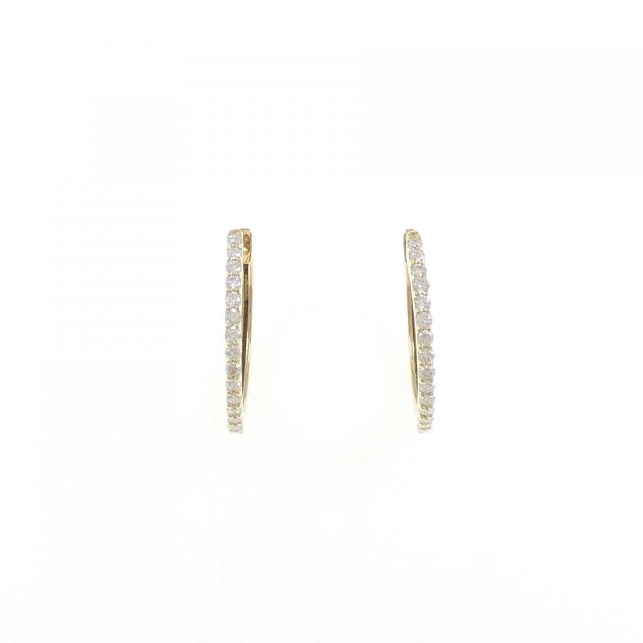 【リメイク】K18YG ダイヤモンド ピアス 0.30CT