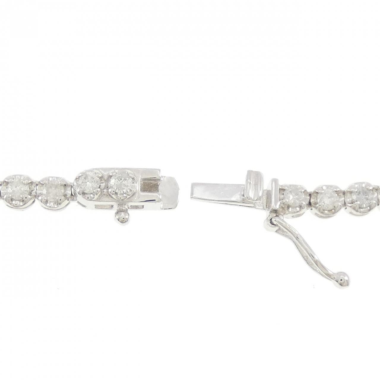 K18WG ダイヤモンド ネックレス 5.00CT