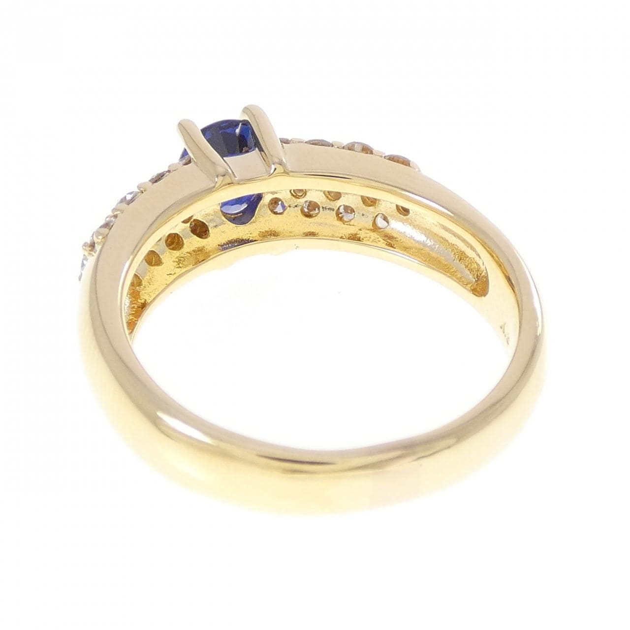 K18YG サファイヤ リング 0.81CT