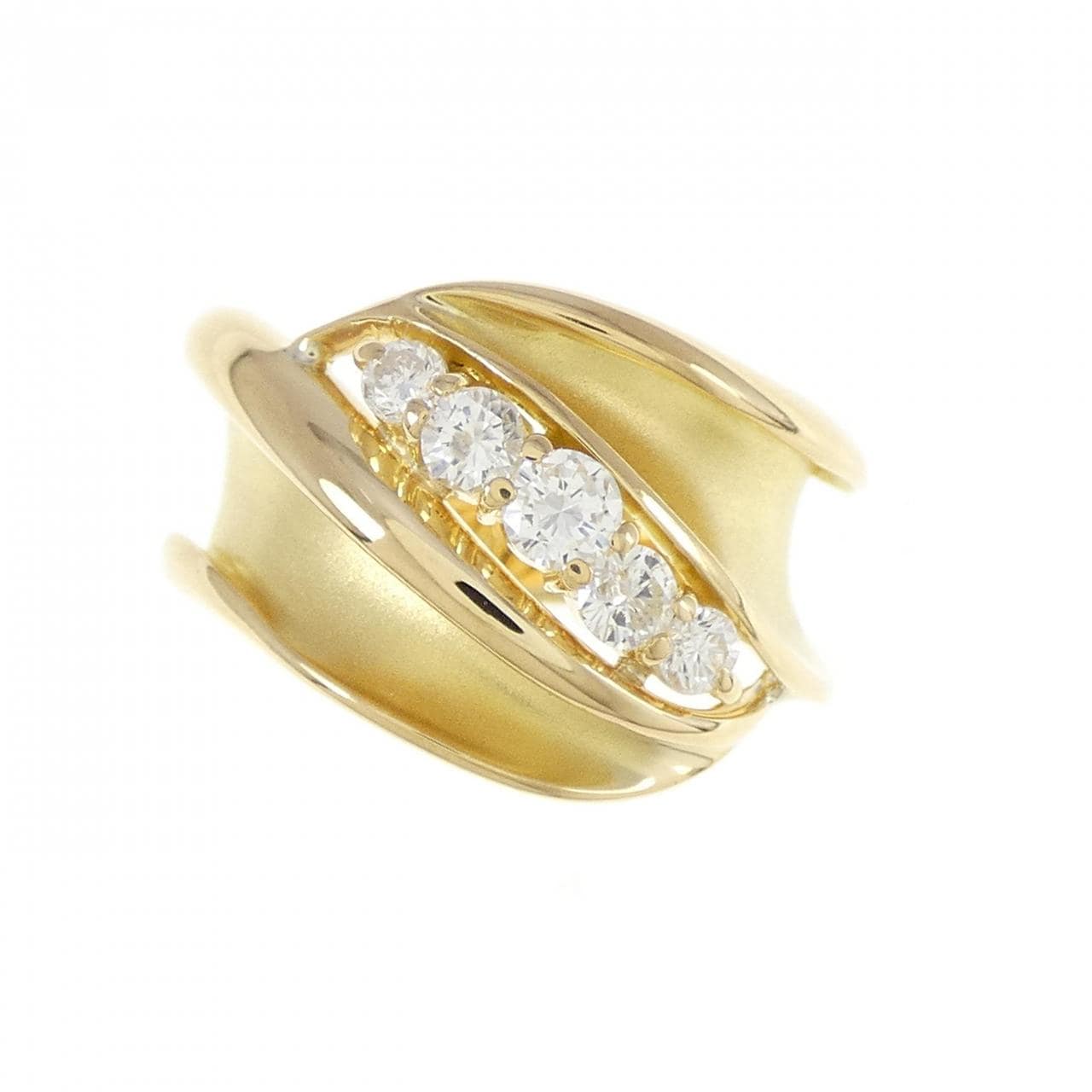 K18YG ダイヤモンド リング 0.40CT