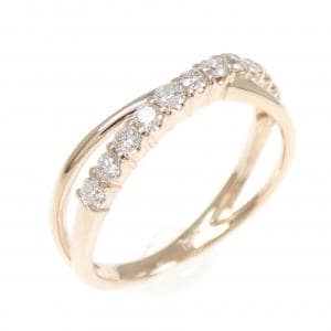 K18PG ダイヤモンド リング 0.32CT
