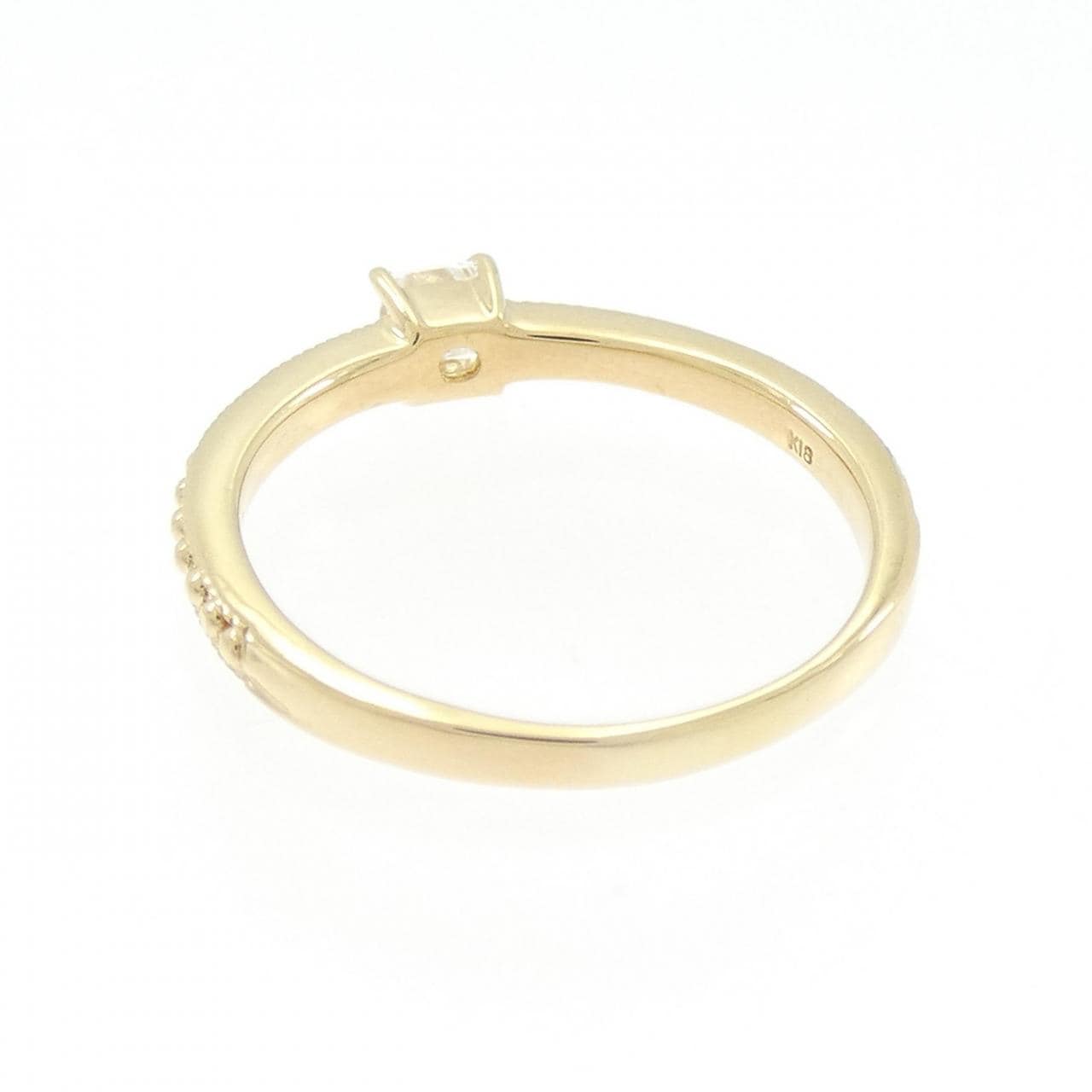 K18YG ダイヤモンド リング 0.15CT