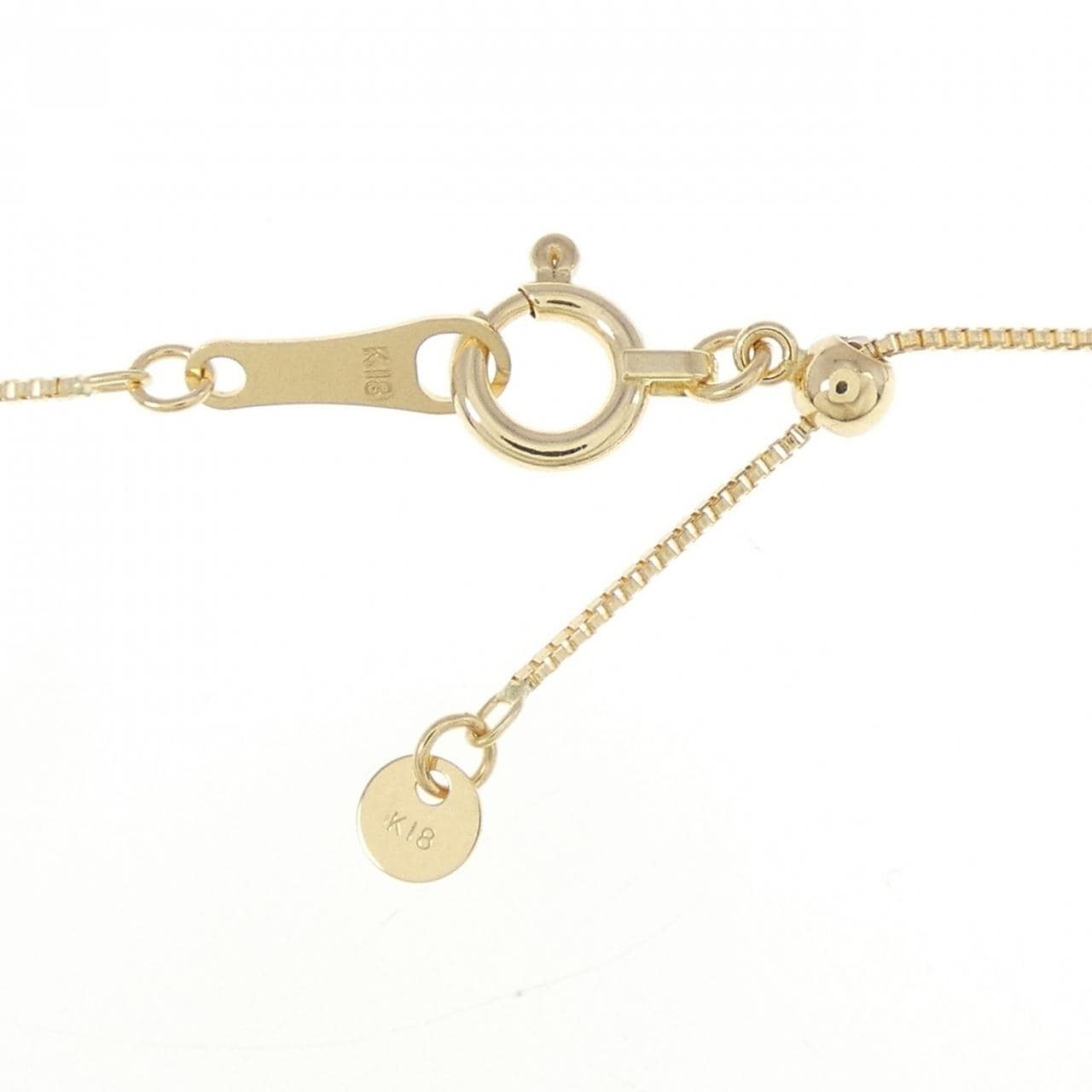 【新品】K18YG ダイヤモンド ネックレス 0.20CT