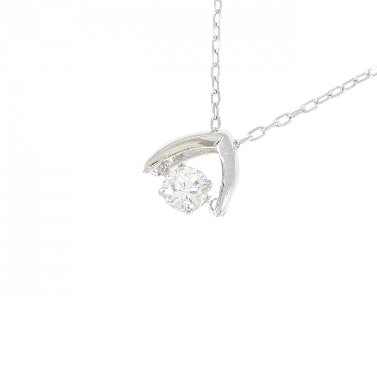 PT900/PT850 ダイヤモンド ネックレス 0.215CT