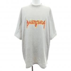 バレンシアガ BALENCIAGA METAL LOGO CRASHED 694576 TMV88 UNISEX Tシャツ
