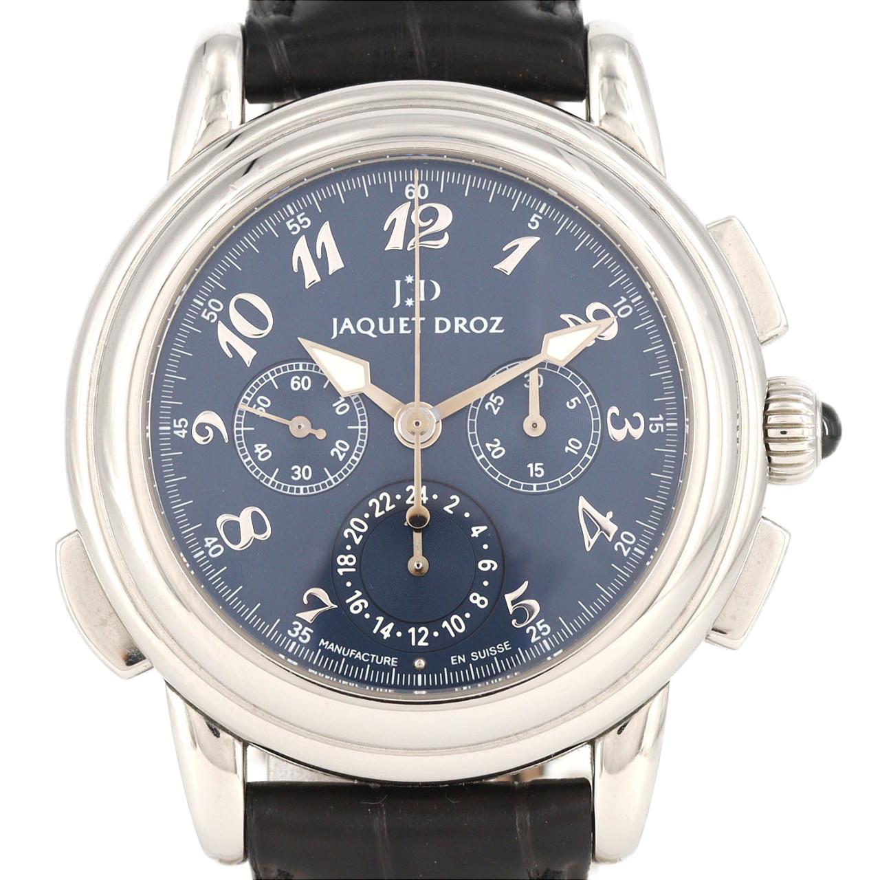 【ノーメンテナンス還元価格】ジャケ･ドロー エルプラドクロノグラフ SS 手巻