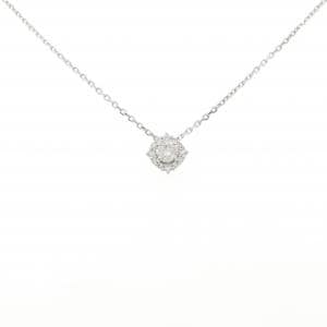 K18WG ダイヤモンド ネックレス 0.30CT