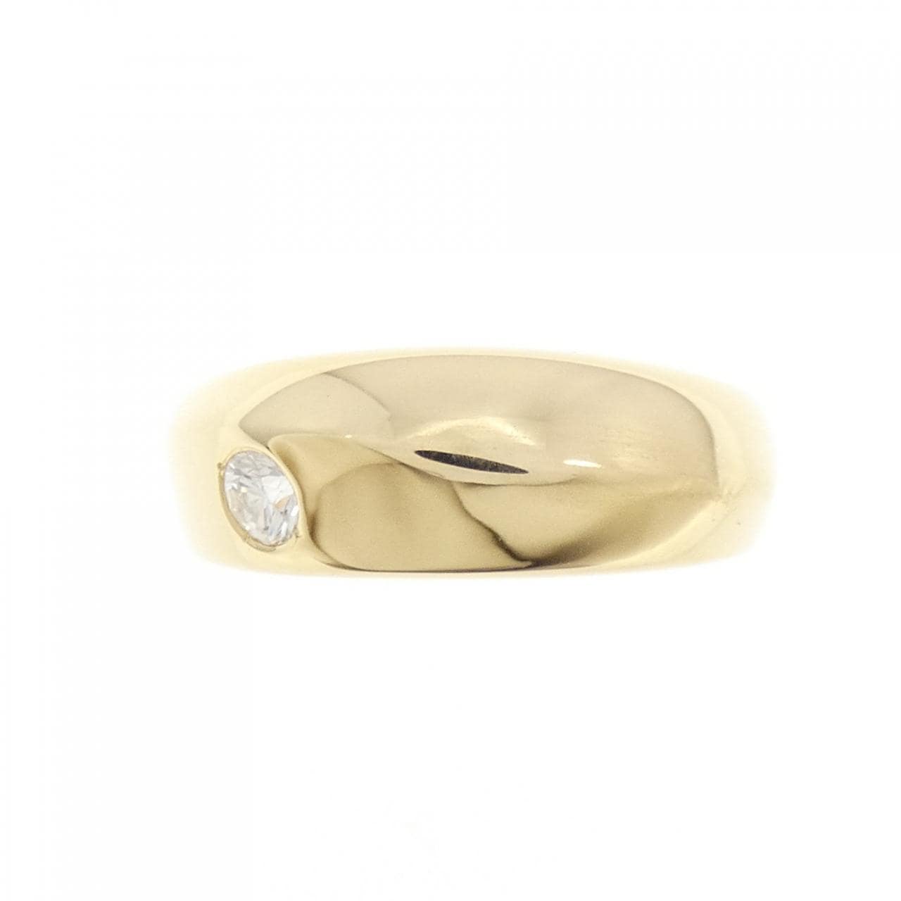 K18YG ダイヤモンド リング 0.12CT