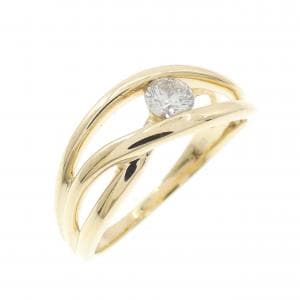 K18YG ダイヤモンド リング 0.20CT