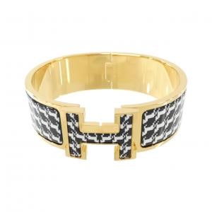 HERMES CHEVAL PIXEL Click Crack Ash GM 304143F Bracelet