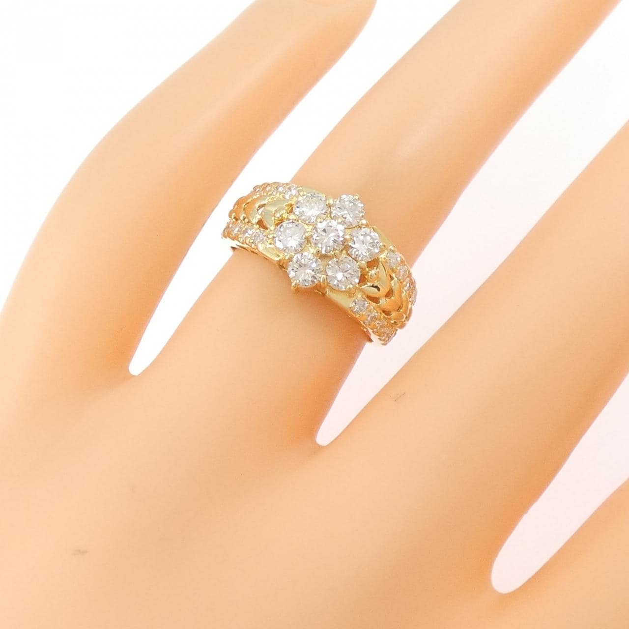 K18YG ダイヤモンド リング 1.00CT