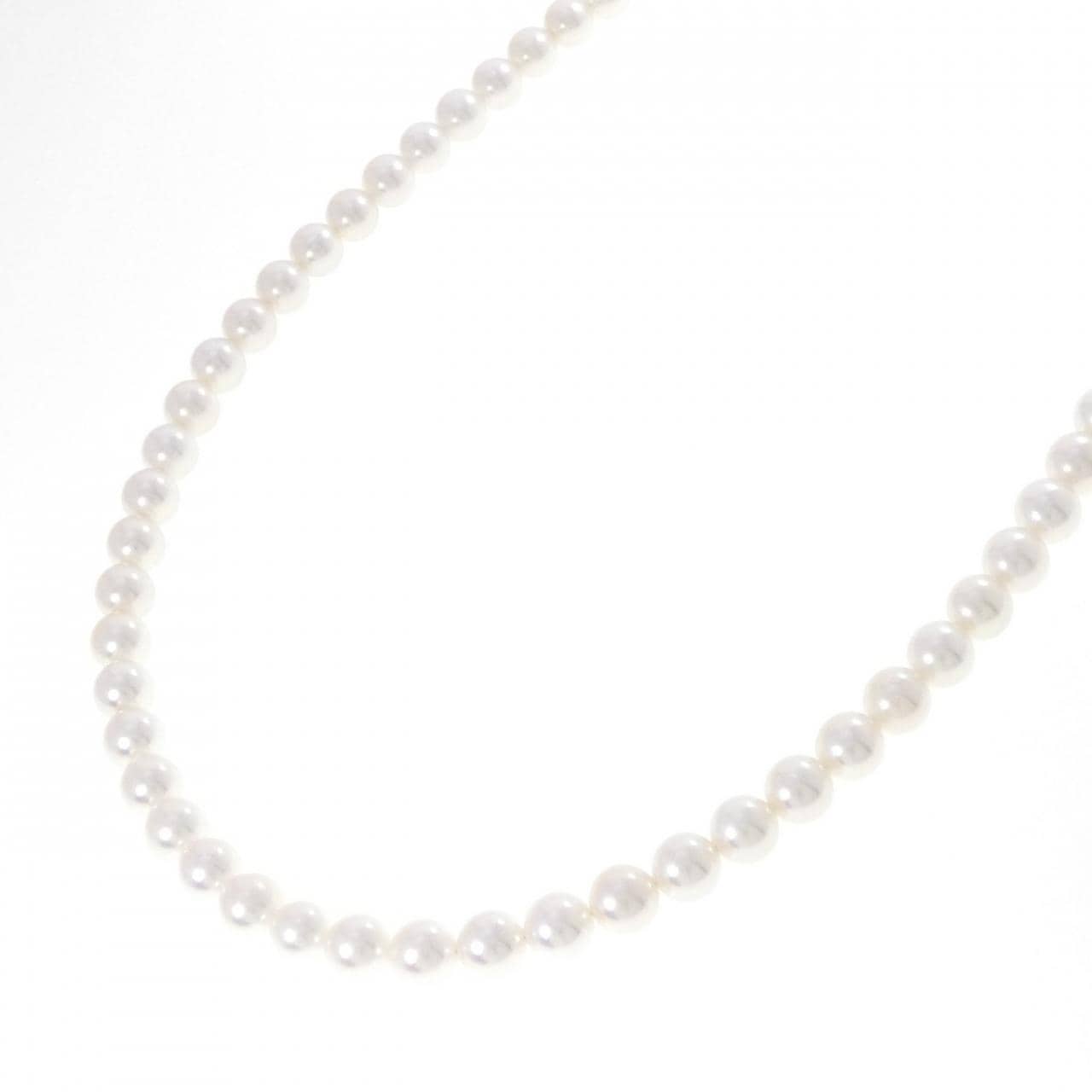 シルバークラスプ アコヤパール ネックレス 6.5-7mm
