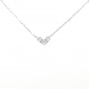 4゜C ハート キュービックジルコニア ネックレス