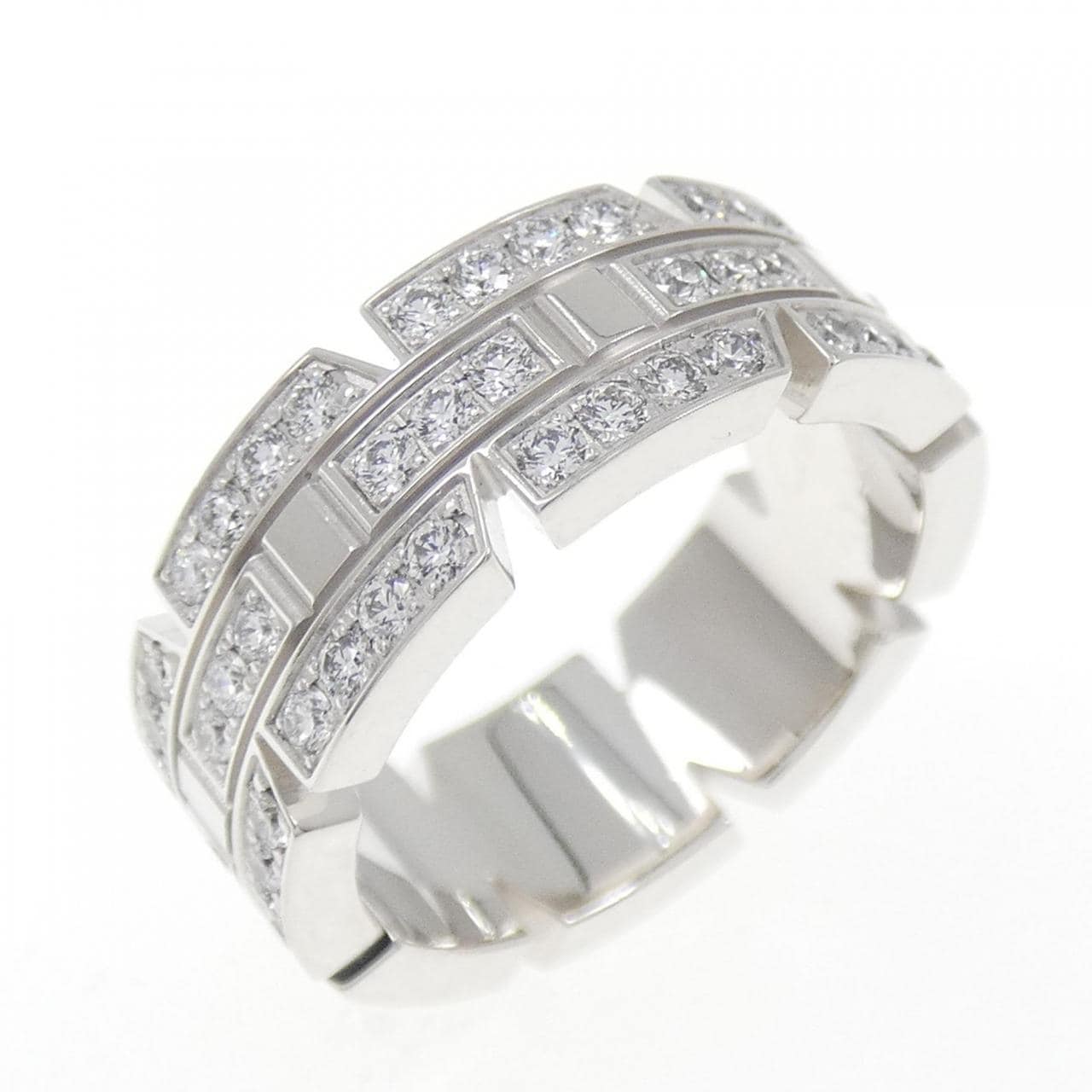 カルティエ タンクフランセーズ フルダイヤ リング