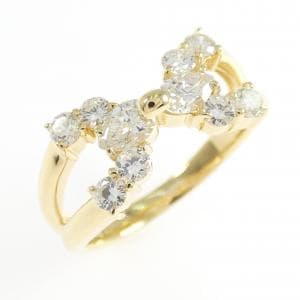 K18YG ダイヤモンド リング 0.73CT