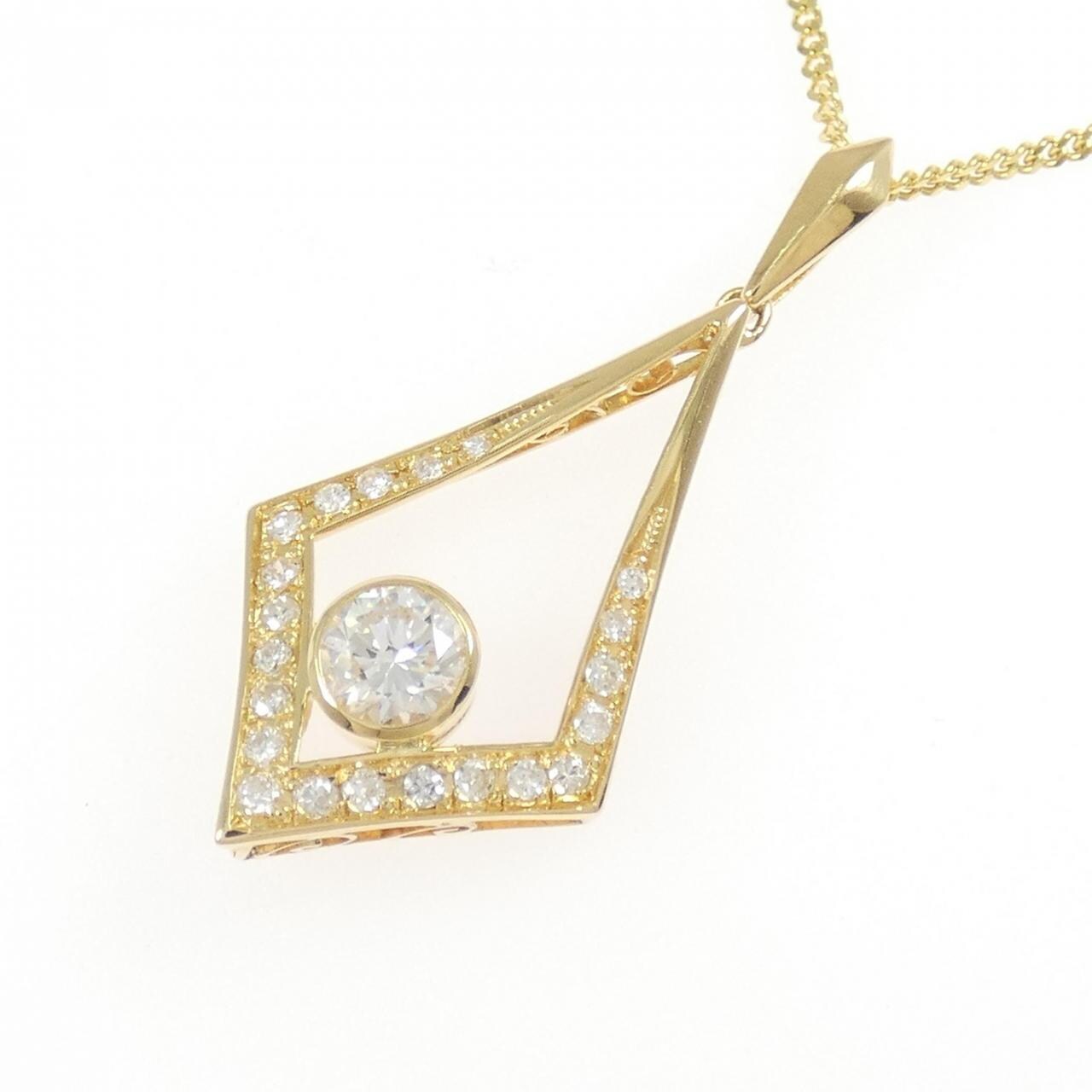 K18YG ダイヤモンド ネックレス 0.354CT