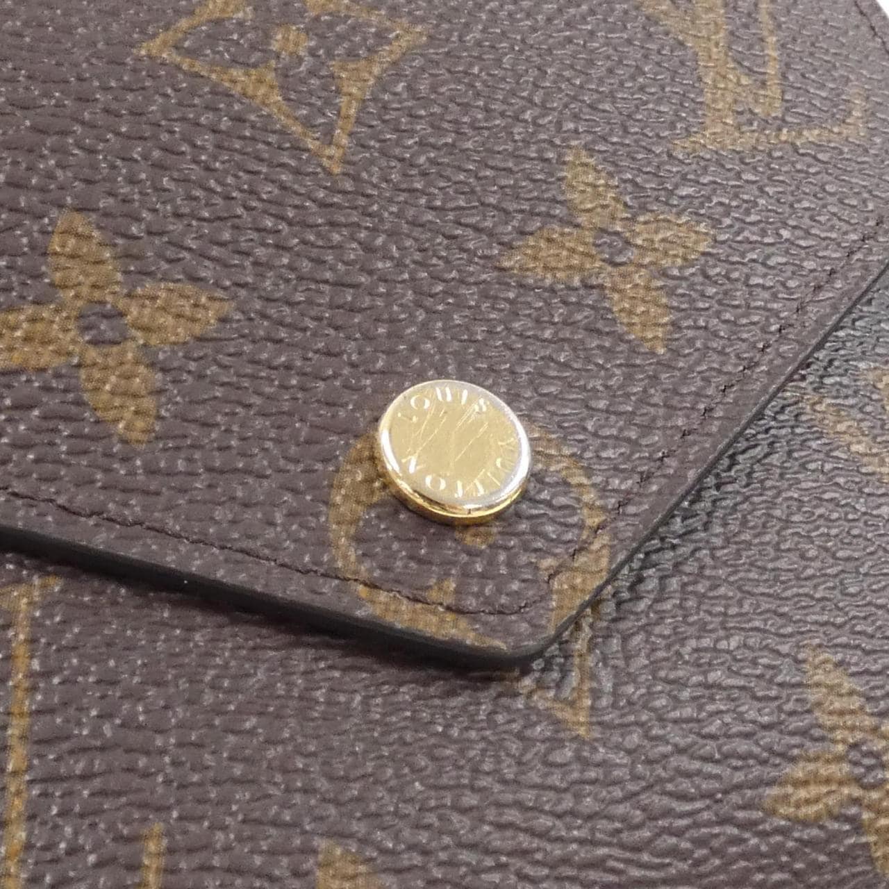 LOUIS VUITTON Monogram Portefeuille Victorine M62472 Wallet